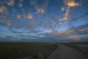A beautiful sunset in Amboseli, Kenya